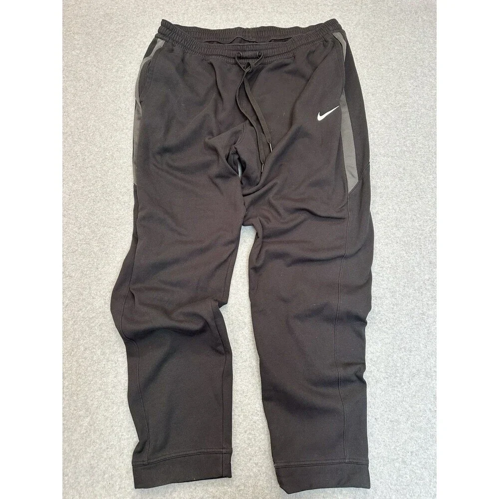 Nike Joggers Mens 3XL Black Therma FIT Tapered Training Pants FD1133-010